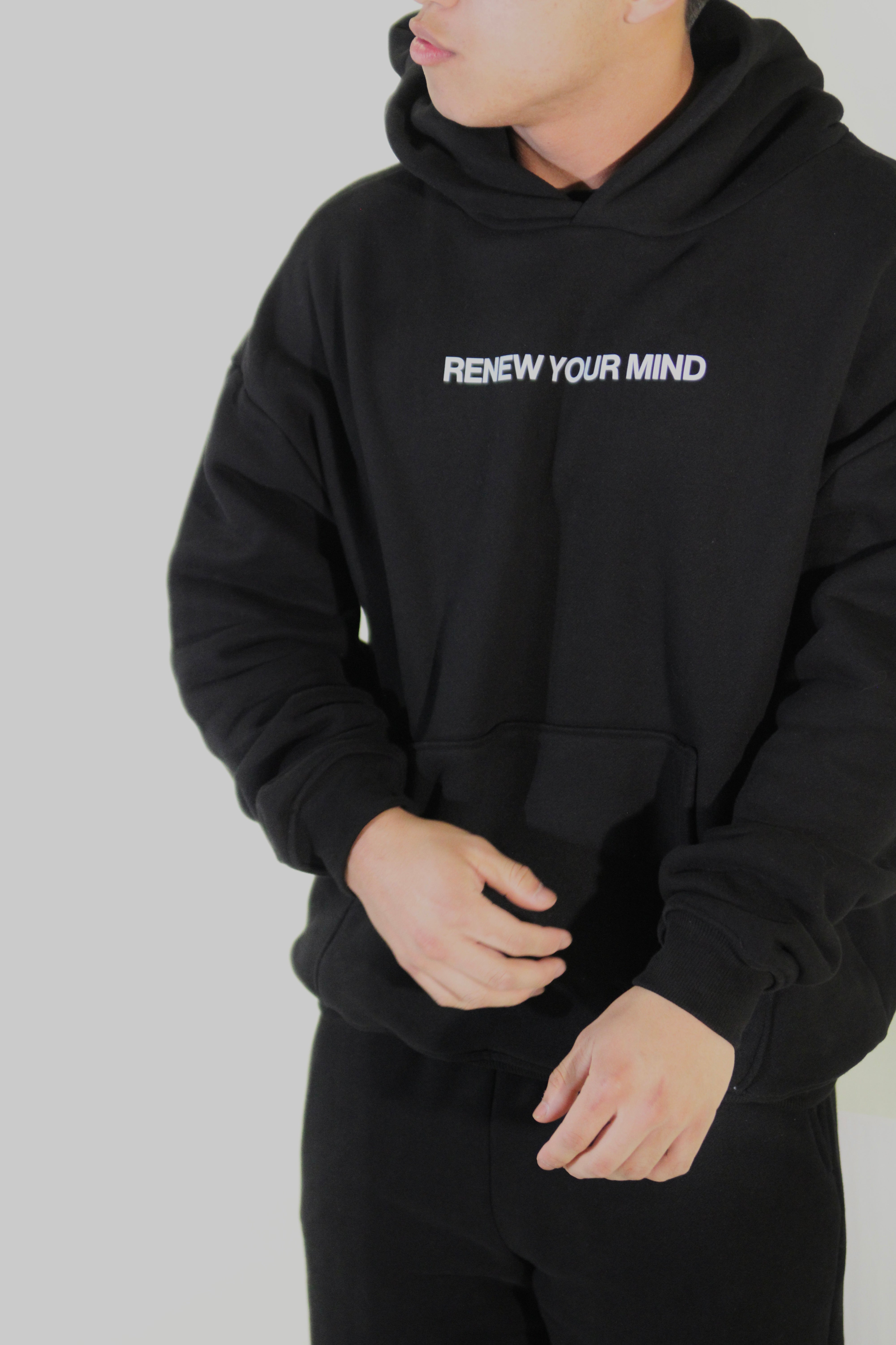 Romans Black Hoodie