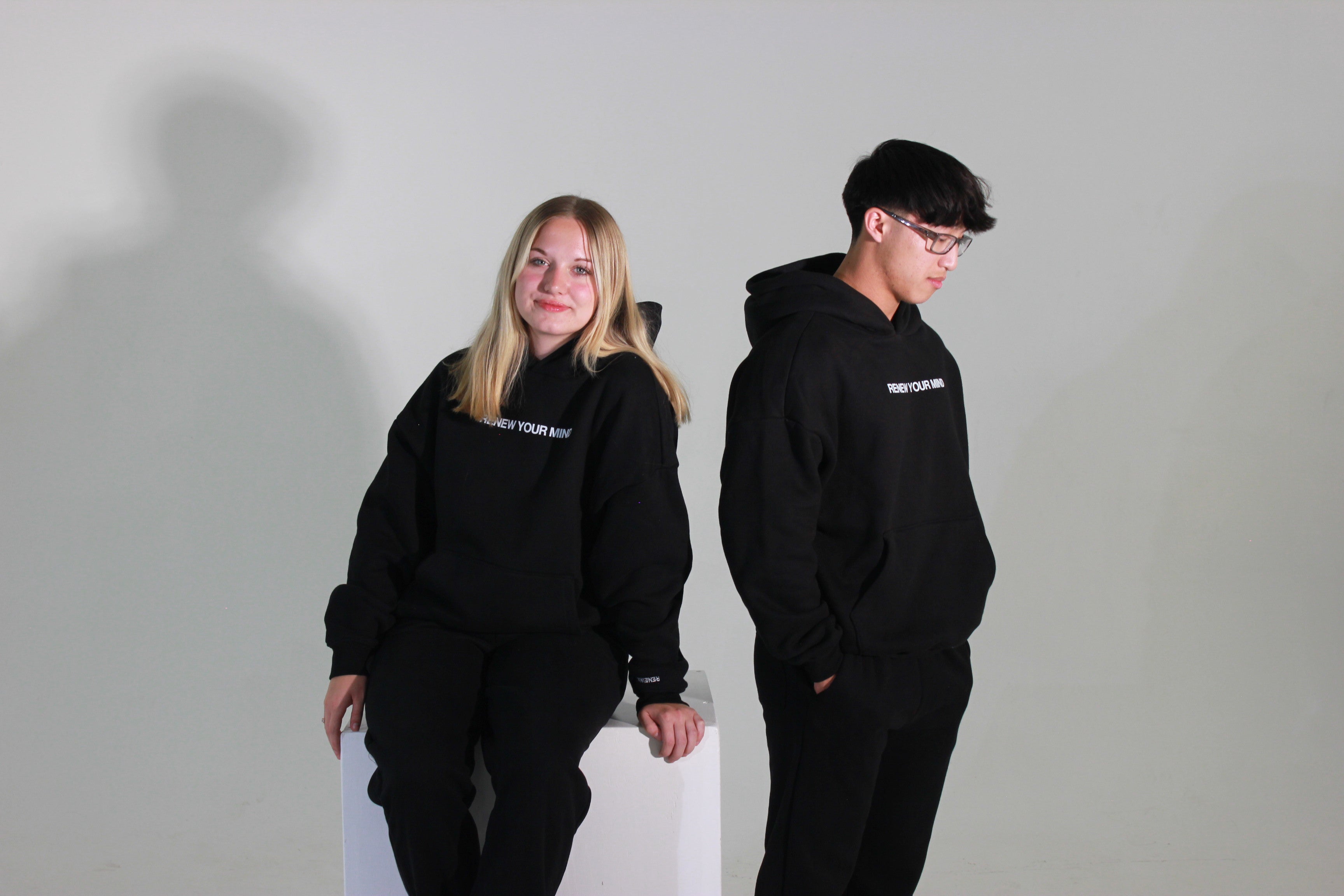 Romans Black Hoodie