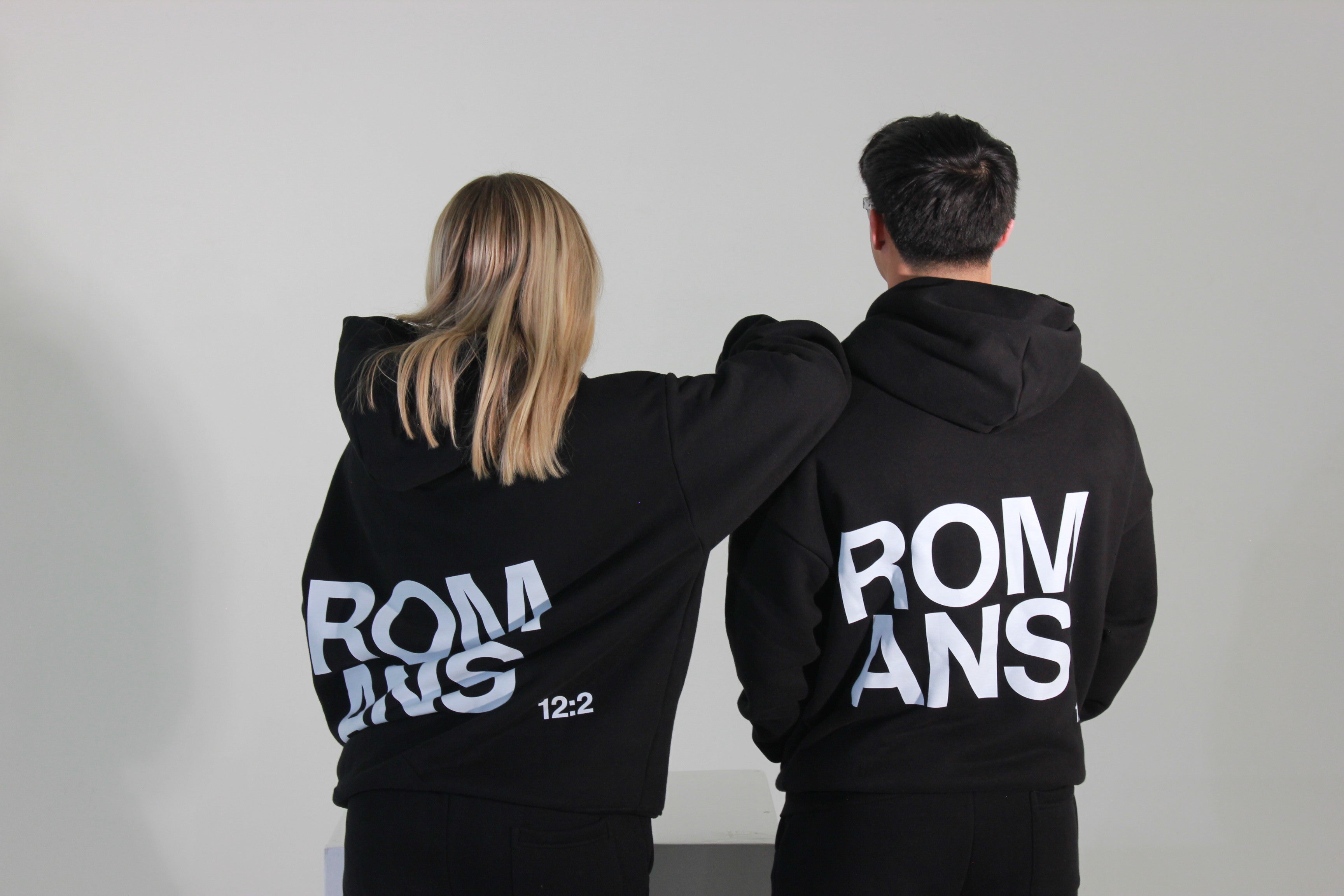 Romans Black Hoodie